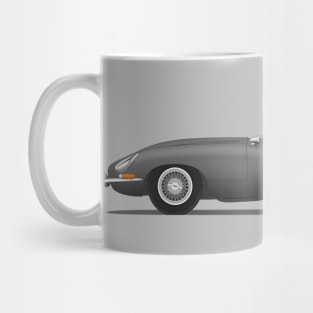 Jaguar E Type Roadster Gunmetal Mug